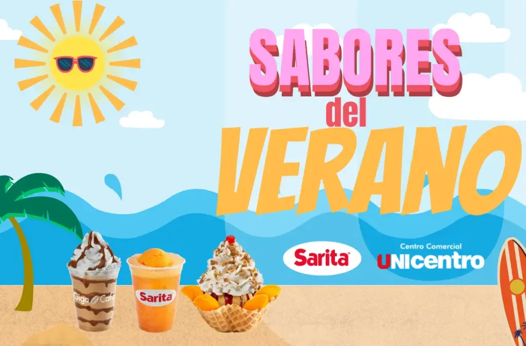 Bebidas y postres fríos de Helados Sarita para disfrutar el verano en Unicentro